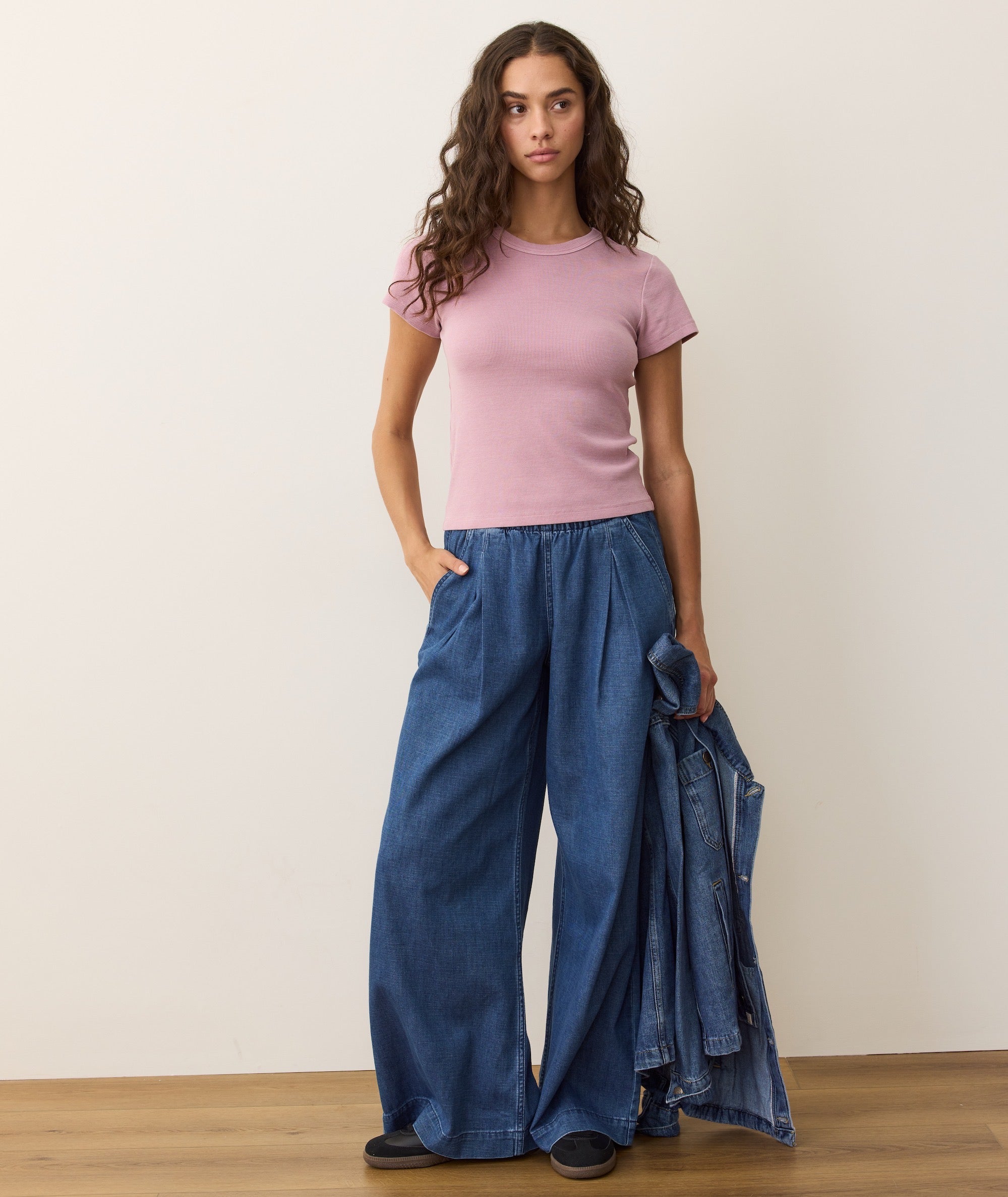 Lexi Rib Sun-In Crew Tee