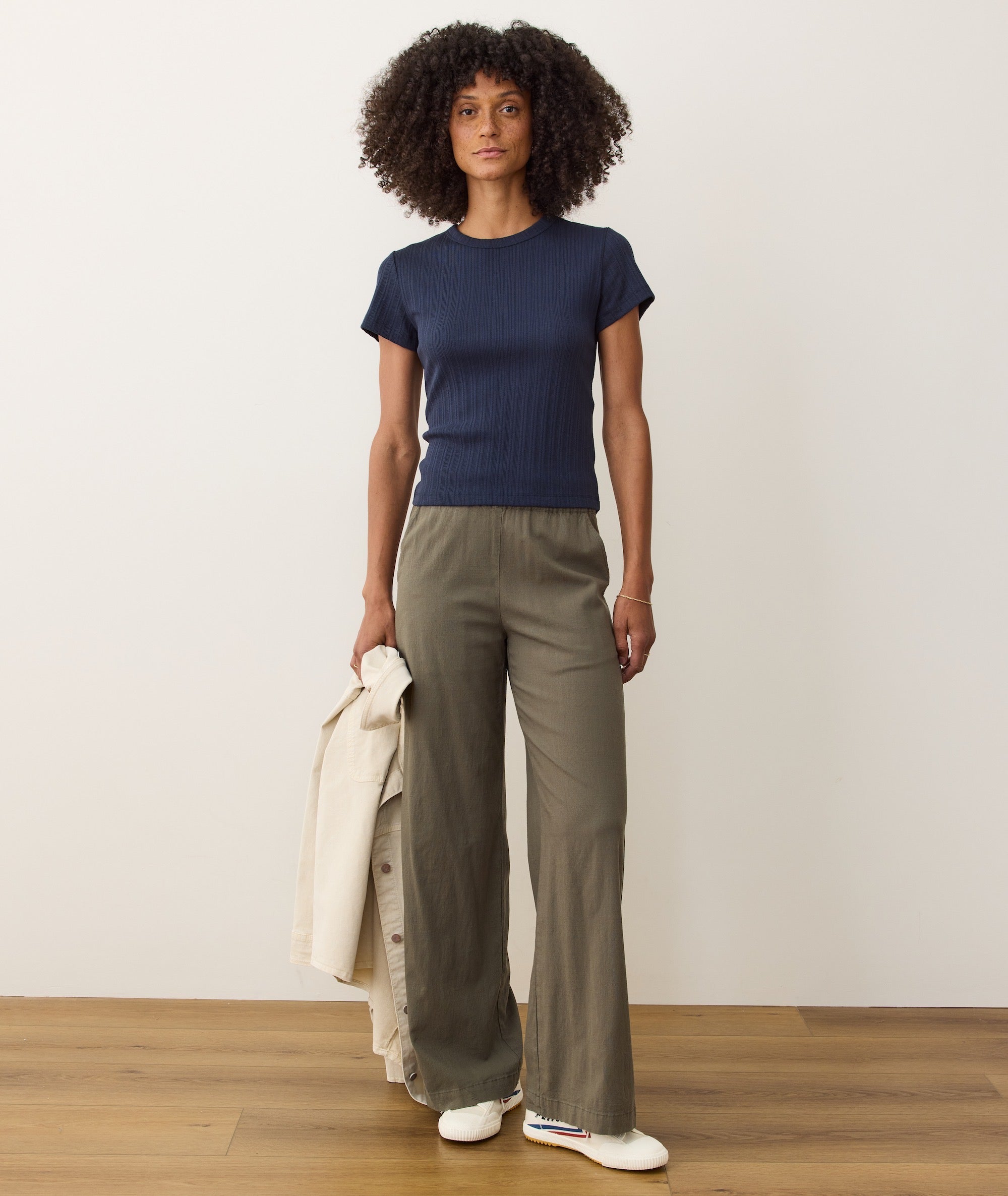 Lexi Rib Pointelle Tee