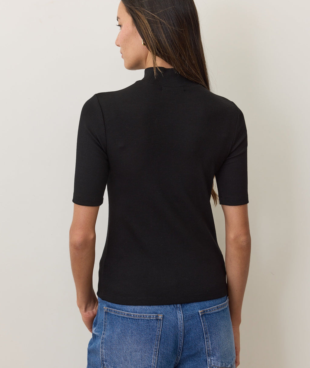 Lexi Rib Mock Neck Top