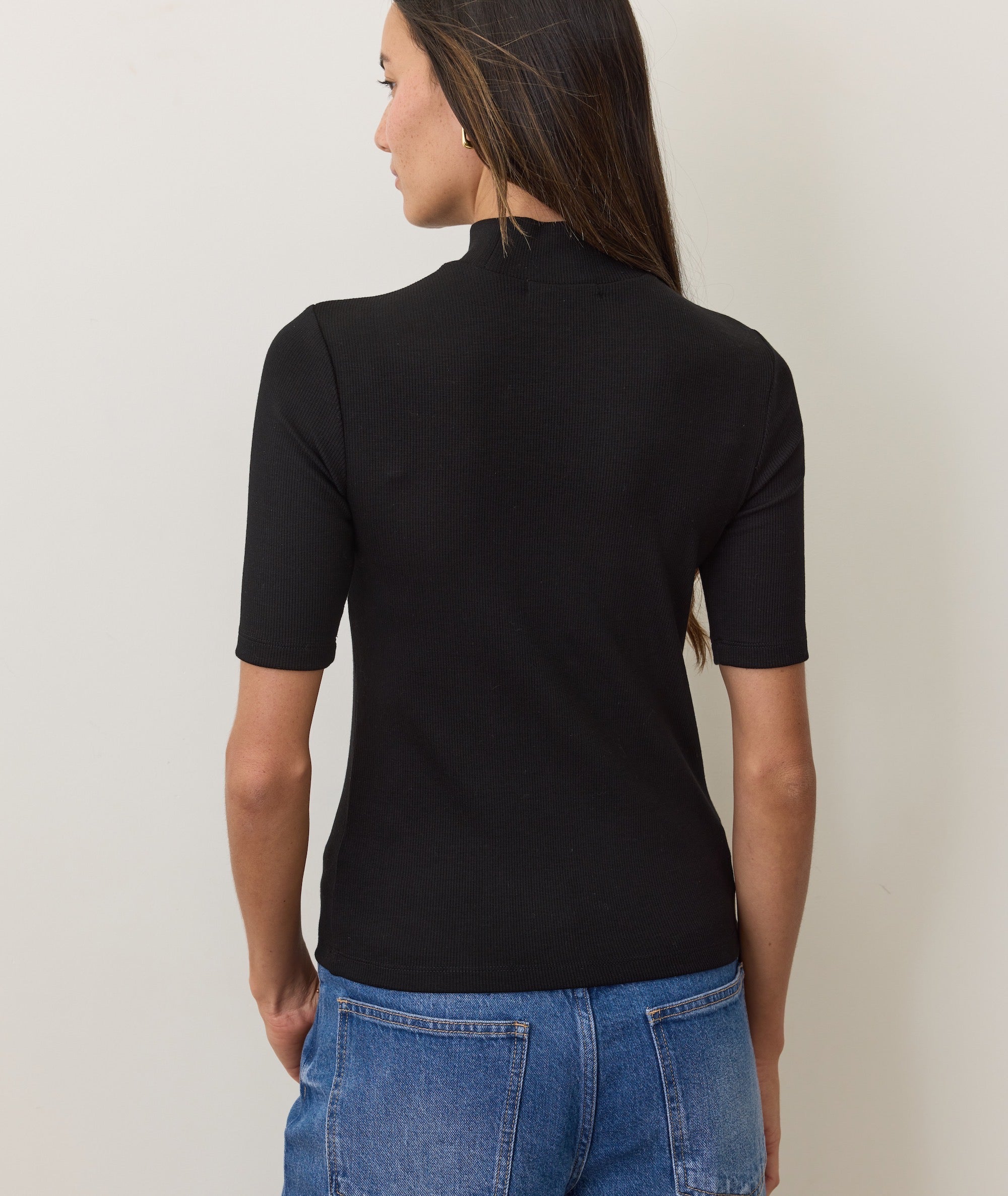 Lexi Rib Mock Neck Top
