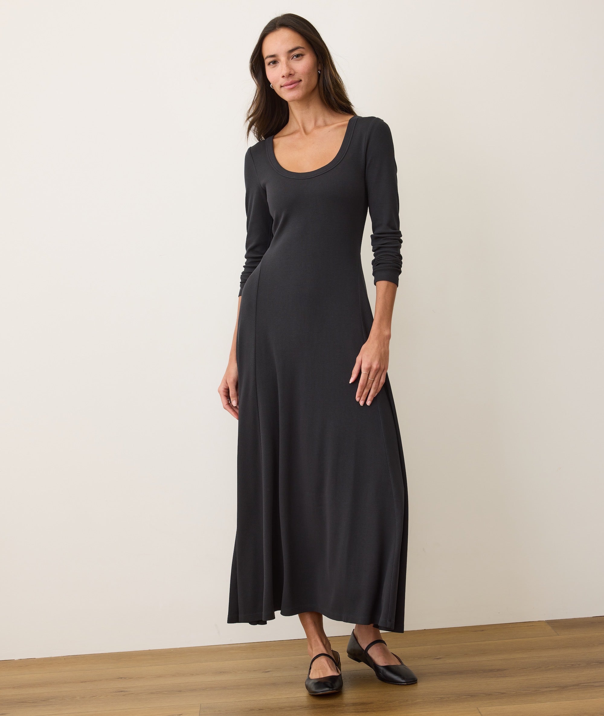 Lexi Rib Fit & Flare Dress