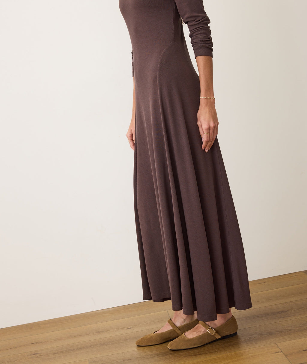 Lexi Rib Fit & Flare Dress