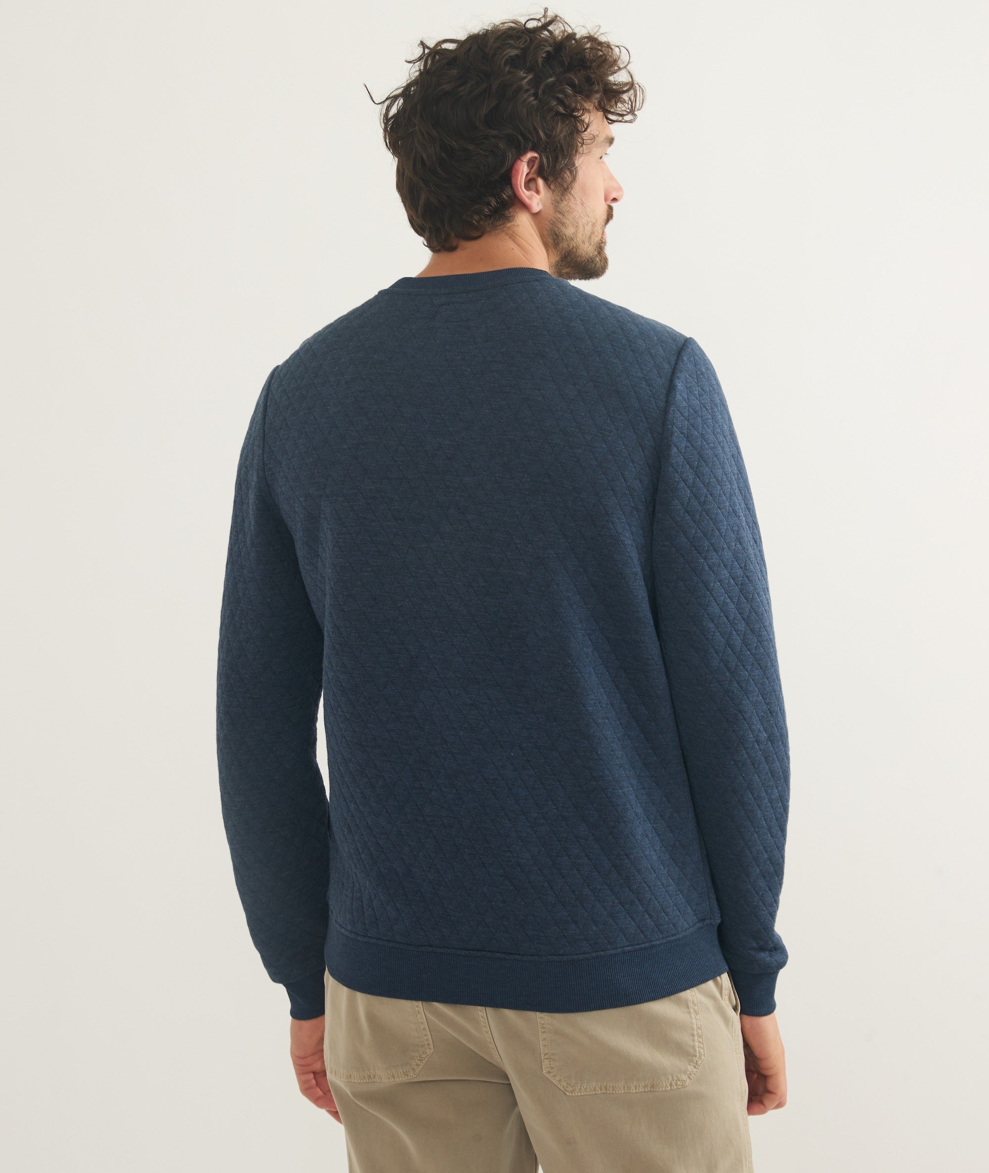 Corbet Quilted Crewneck