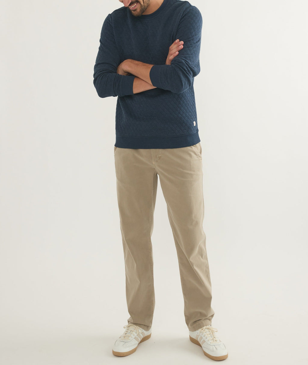Corbet Quilted Crewneck