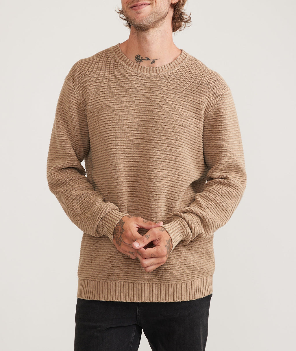 Garment Dye Crew Sweater