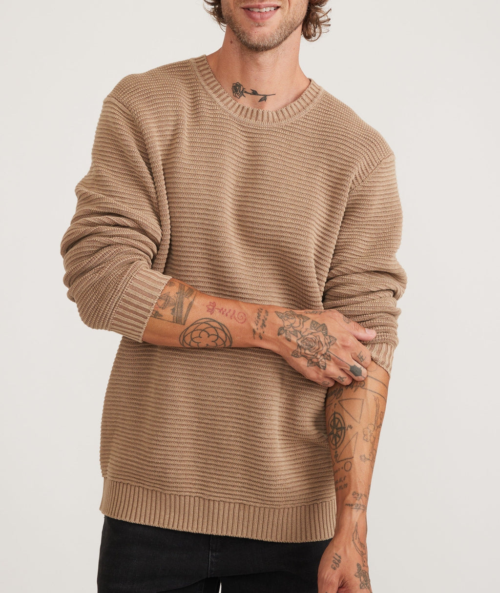 Garment Dye Crew Sweater