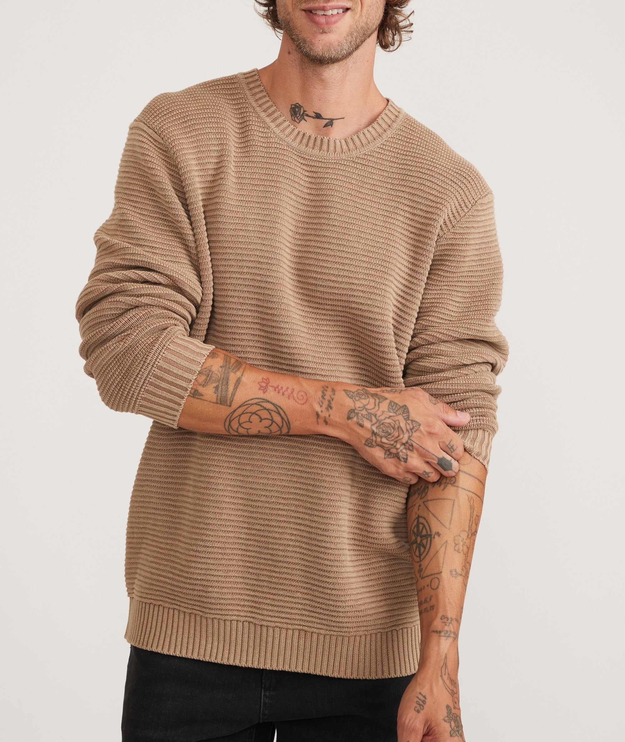 Garment Dye Crew Sweater