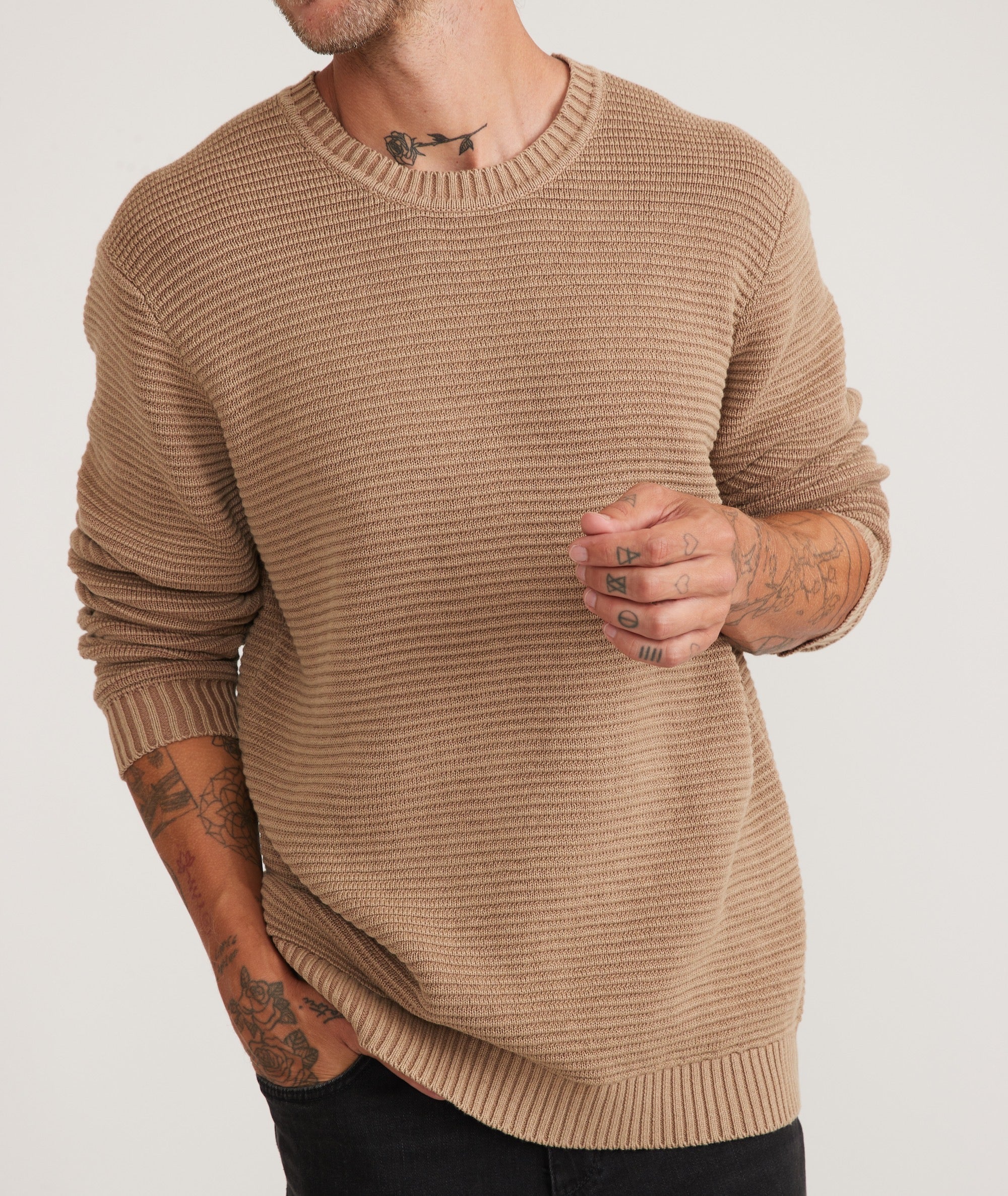 Garment Dye Crew Sweater