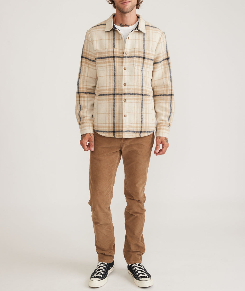 Plaid Snap Shacket