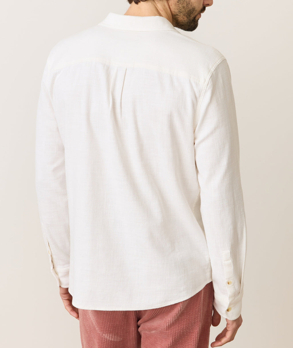 Stretch Selvage Long Sleeve Shirt