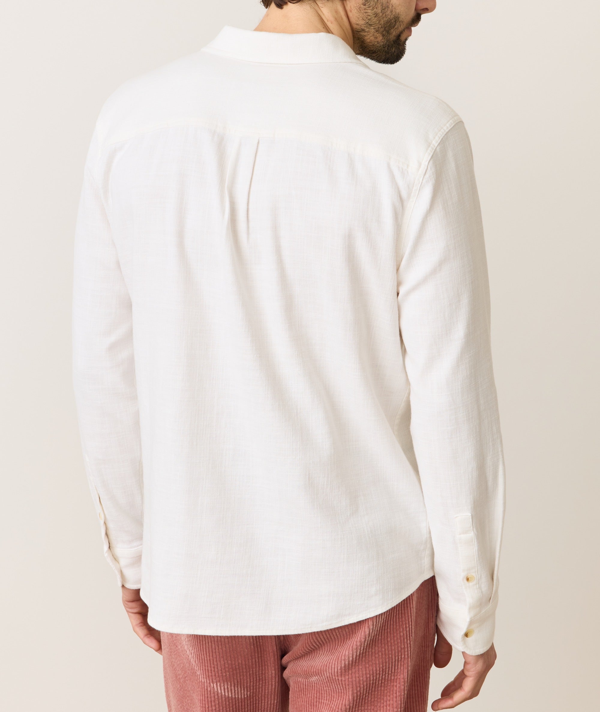 Stretch Selvage Long Sleeve Shirt