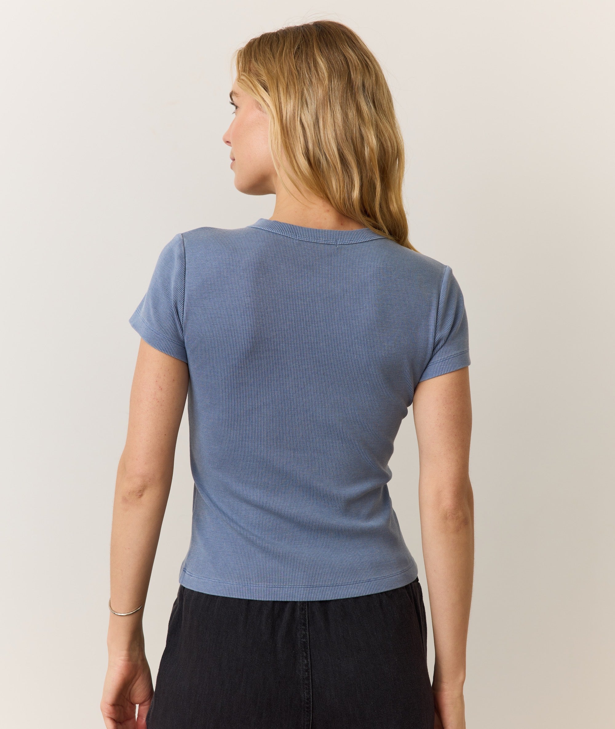 Lexi Rib Sun-In Crew Tee