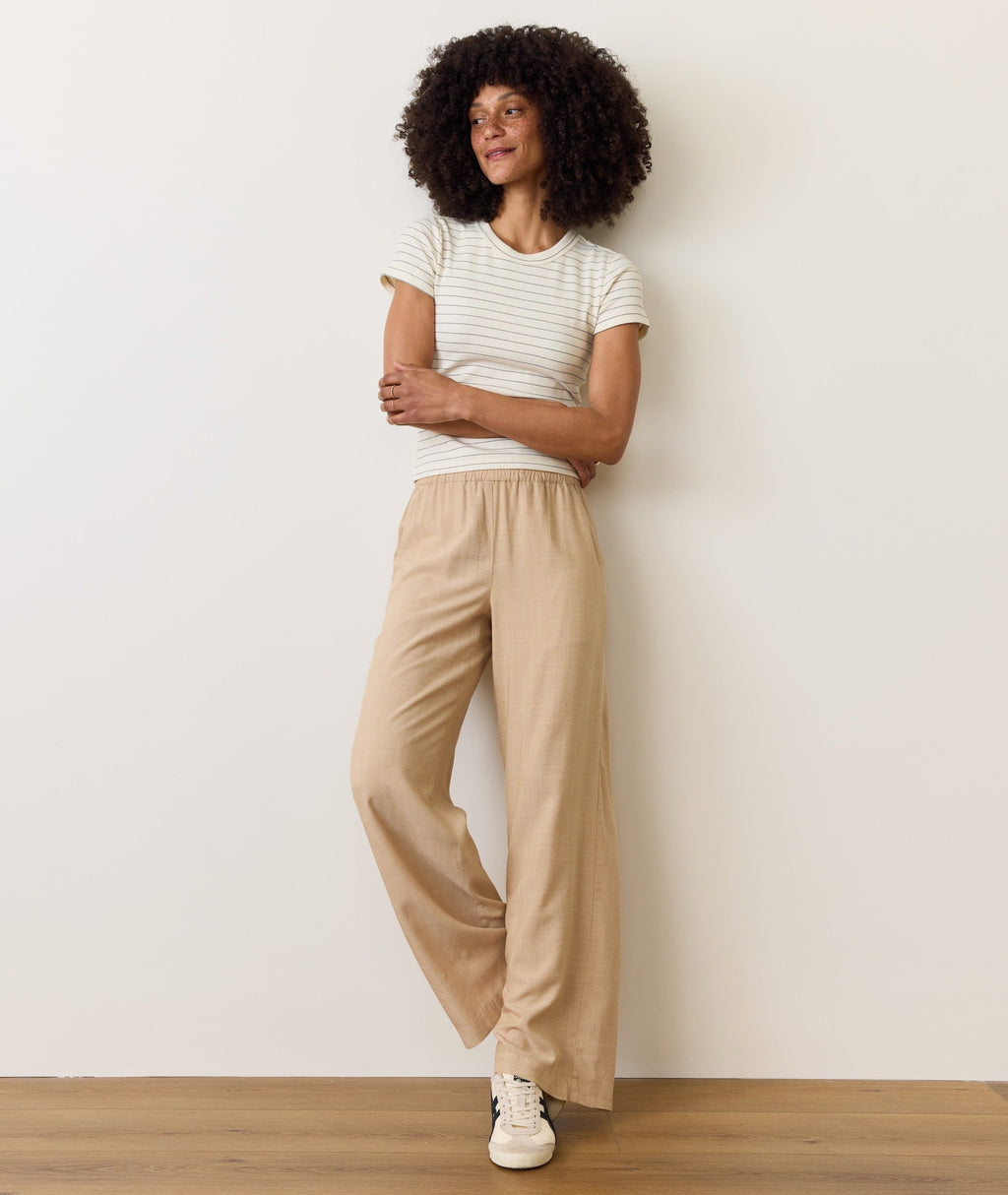 Lexi Rib Sun-In Crew Tee